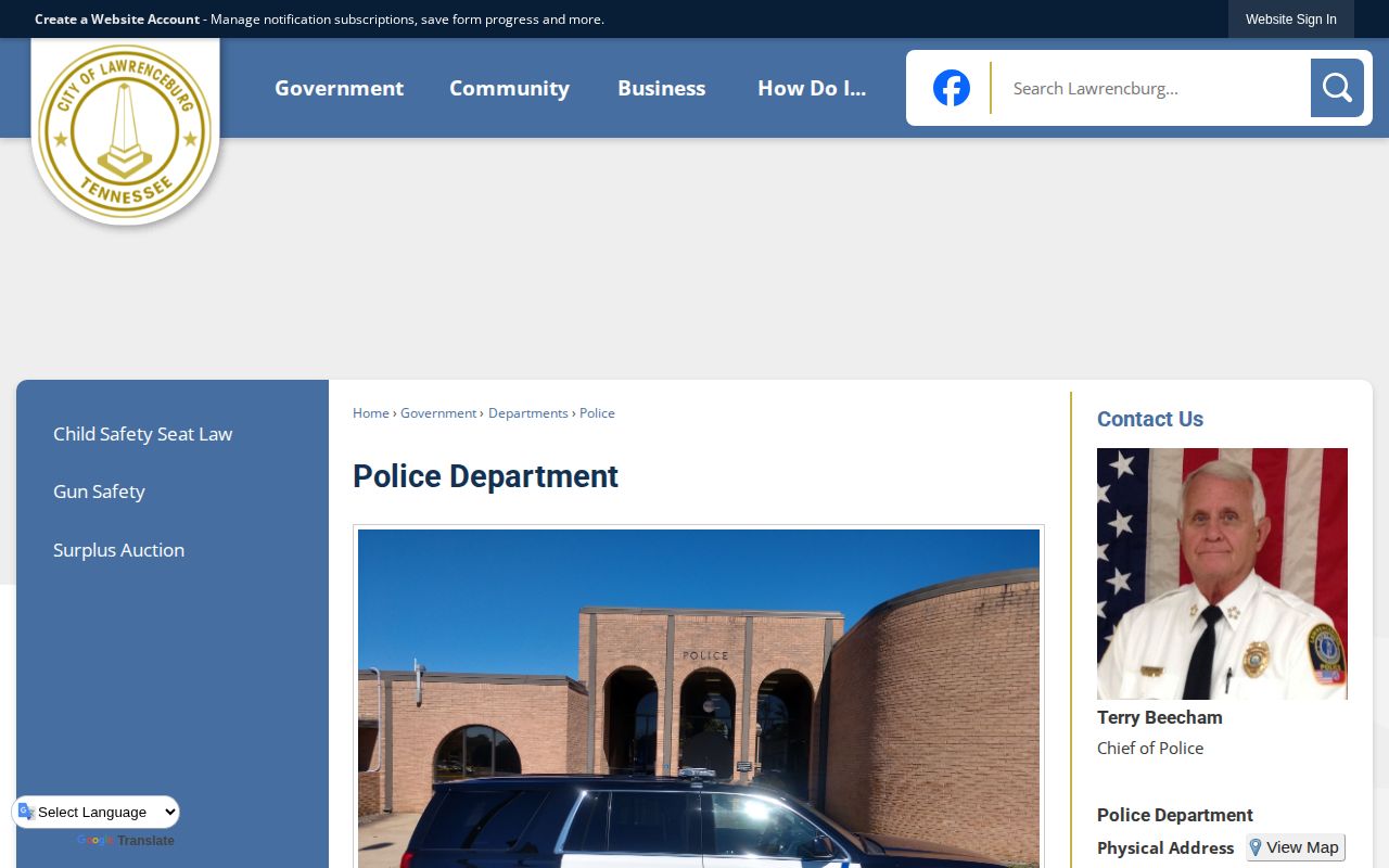 Lawrenceburg Police recent arrest and records information